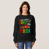 Happy 100th Day Of Pre-K 100 School Days Teacher S Sweatshirt (Vorne ganz)