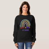 Happy 100th Day Of School 100 Days Smarter Anniver Sweatshirt (Vorne ganz)