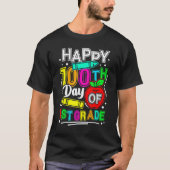Happy 100th Day Of School 100 Days Smarter Cute 1s T-Shirt (Vorderseite)
