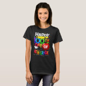 Happy 100th Day Of School 100 Days Smarter Cute 4t T-Shirt (Vorne ganz)