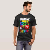 Happy 100th Day Of School 100 Days Smarter Cute 4t T-Shirt (Vorne ganz)
