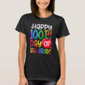 Happy 100th Day Of School 100 Days Smarter Cute 5t T-Shirt (Vorderseite)