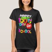 Happy 100th Day Of School 100 Days Smarter Cute Te T-Shirt (Vorderseite)