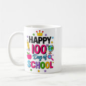 Happy 100th Day Of School 100 Days Smarter Teacher Kaffeetasse (Links)