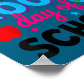 Happy 100th Day Of School 100 Days Smarter Teacher Poster (Ecke)