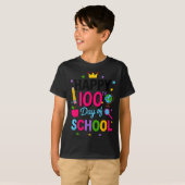 Happy 100th Day Of School 100 Days Smarter Teacher T-Shirt (Vorne ganz)