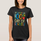 Happy 100th Day Of School 100 Days Smarter Teacher T-Shirt (Vorderseite)