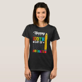 Happy 100th Day of School 2nd Grade Teachers Girl T-Shirt (Vorne ganz)