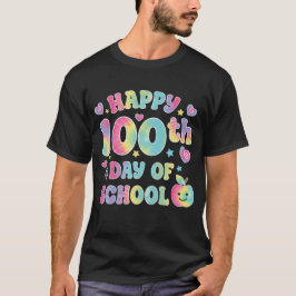 Happy 100th Day Of School Celebration Cute  T-Shirt