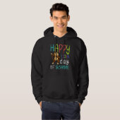 Happy 100th Day Of School Dabbing Monkey 100 Days  Hoodie (Vorne ganz)