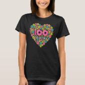 Happy 100th Day Of School Donuts 100 Sweet Days Te T-Shirt (Vorderseite)