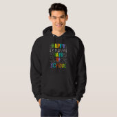 Happy 100th Day Of School Equations Math Teacher 1 Hoodie (Vorne ganz)