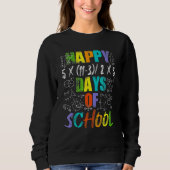 Happy 100th Day Of School Equations Math Teacher 1 Sweatshirt (Vorderseite)