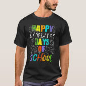 Happy 100th Day Of School Equations Math Teacher 1 T-Shirt (Vorderseite)