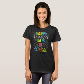 Happy 100th Day Of School Equations Math Teacher 1 T-Shirt (Vorne ganz)