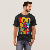 Happy 100th Day Of School Groovy 100 Days Of 5th G T-Shirt (Vorne ganz)
