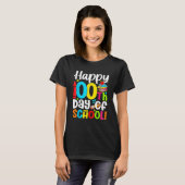 Happy 100th Day of School Kid Child Teacher 100 Da T-Shirt (Vorne ganz)