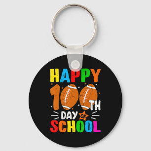 Happy 100th Day of School Kids Teacher Schlüsselanhänger