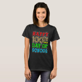 Happy 100th Day Of School Leopard Print Teacher St T-Shirt (Vorne ganz)