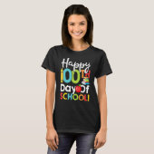 Happy 100th Day of School Shirt for Teacher or Chi (Vorne ganz)