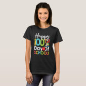 Happy 100th Day Of School Shirt For Teacher Or Chi (Vorne ganz)