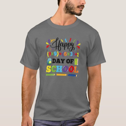 Happy 100Th Day of School Teacher Boys Girls 100 D T-Shirt (Vorderseite)