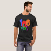 Happy 100th Day of School Teachers 100 Days T-Shirt (Vorne ganz)