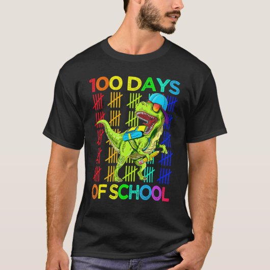 Happy 100th Day Of School Teachers Student 100 Day T-Shirt (Vorderseite)