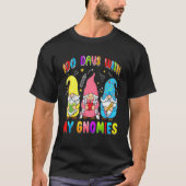 Happy 100th Day Of School Three Gnomes Costume Tea T-Shirt (Vorderseite)