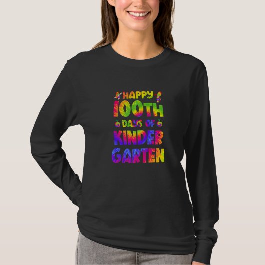 Happy 100th Day Of Smarter Kindergarten 100 Days T T-Shirt (Vorderseite)