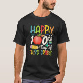 Happy 100th day of third grade Apparel 3rd teacher T-Shirt (Vorderseite)