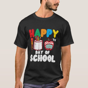 Happy 100th Day School Toilettenpapier Maske 100 Q T-Shirt