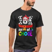 Happy 101 Days School Cute Dog 100 Days Smarter St T-Shirt (Vorderseite)