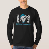 Happy 101 Days School Dog Lover Student Or Teacher T-Shirt (Vorderseite)