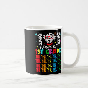 Happy 101 Days Schule 1st Grade Hund 100 Tage Inte Kaffeetasse