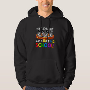Happy 101 Days Schule Hund Lover Student oder Lehr Hoodie