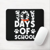 Happy 101 Days Schule Hund Lover Student oder Lehr Mousepad (Mit Mouse)