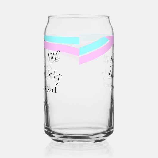 Happy 10th anniversary simple minimal wedding name dosenglas (Links)