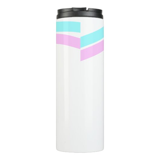 Happy 10th anniversary simple minimal wedding name thermosbecher (Rückseite)