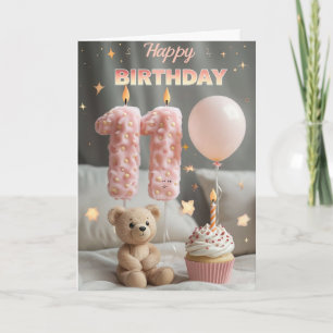 Happy 11. Geburtstagskarte Karte