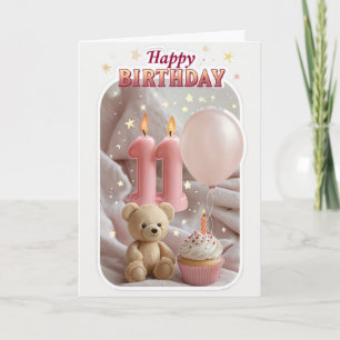 Happy 11. Geburtstagskarte Karte
