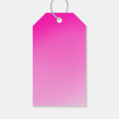 Happy 11th Birthday Pink Balloon for Her Geschenkanhänger (Rückseite)