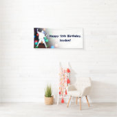 Happy 12. Geburtstag Dance Party Light Banner (Insitu)