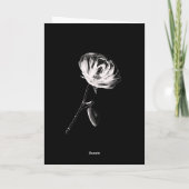 Happy 13. Jubiläum Card Wildblume Lover Ehefrau Karte (Rückseite)