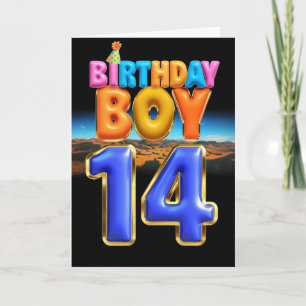 Happy 14. Geburtstagskarte Karte