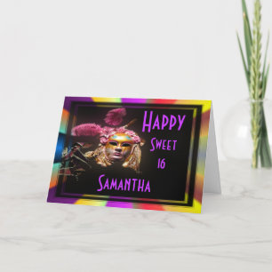 Happy 16 . Geburtstag Geburtstag Einladung