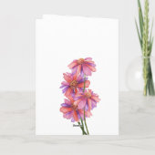 Happy 16. Geburtstag Hand gemalt Floral Dankeskarte (Rückseite)