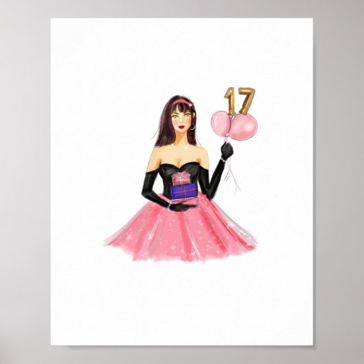 Happy 17th birthday  poster (Vorne)