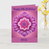 Happy 18. Geburtstagskarte Karte (Gelbe Blume)