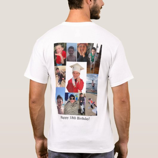 Happy 18th Birthday Evan!  T-Shirt (Rückseite)